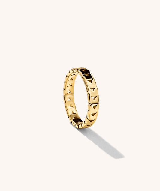 Herringbone Band Ring