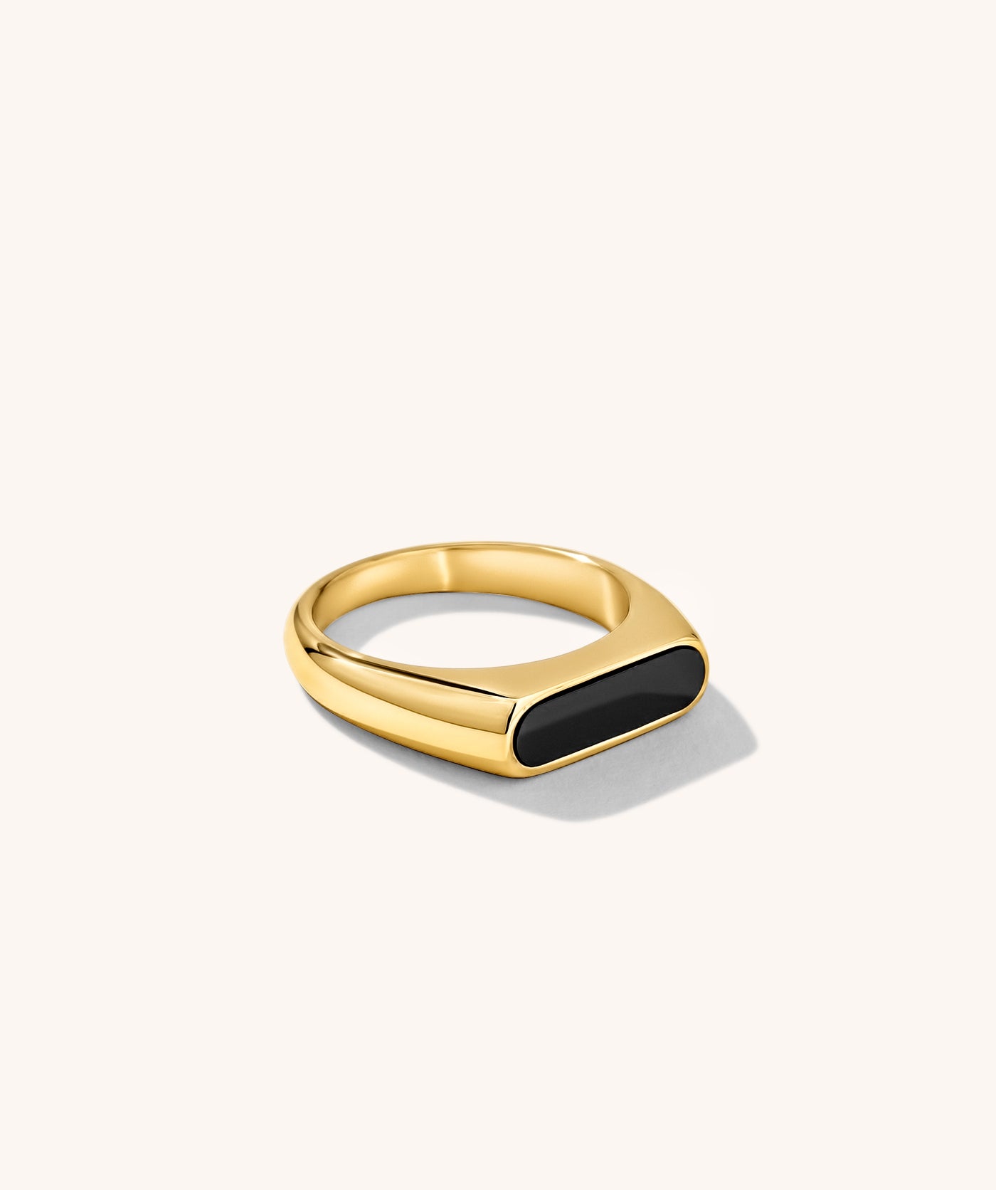 Onyx Capsule Ring