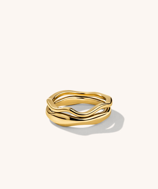 Wave Ring Set