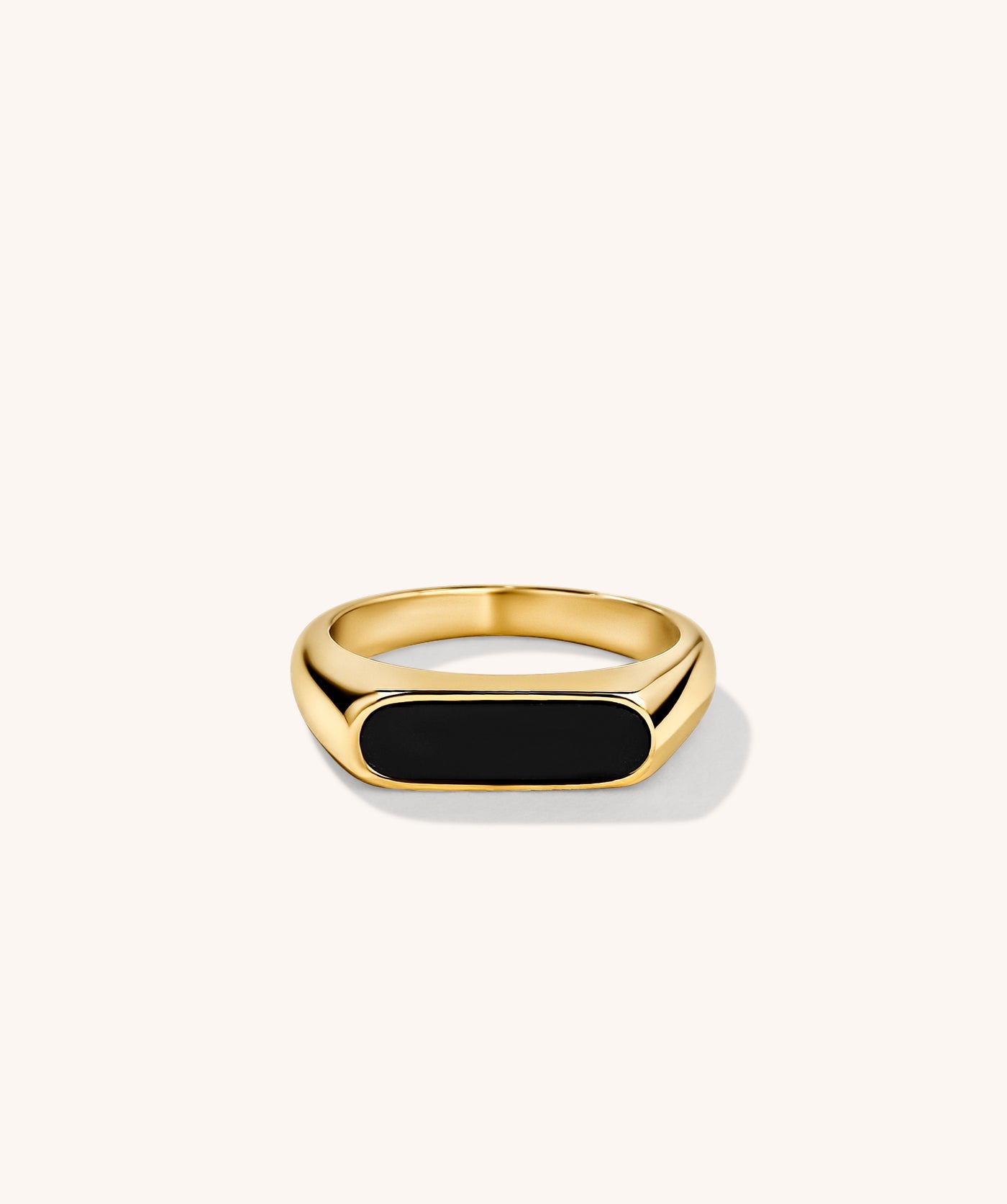 Onyx Capsule Ring